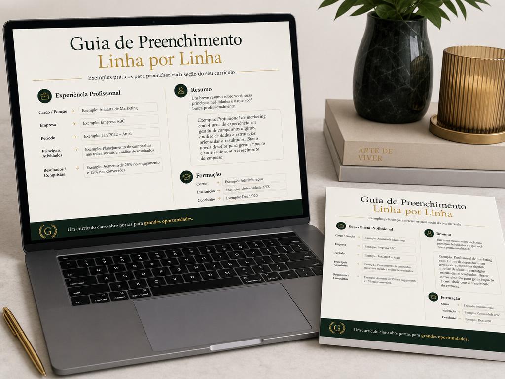 Guia de Preenchimento Linha por Linha